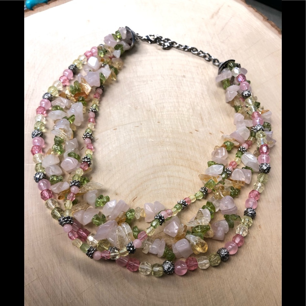Multi bead necklace